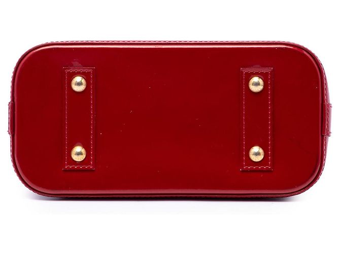 Louis Vuitton Monogram Vernis Alma BB Satchel Rot - Ansicht 3
