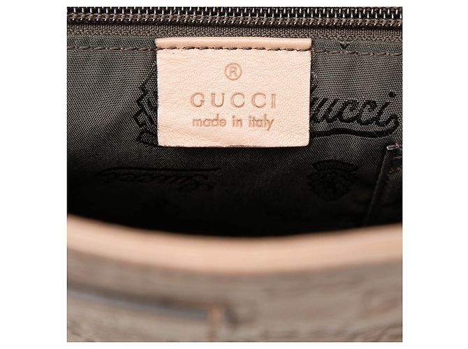 Borsa a tracolla Gucci Guccissima marrone - vista 5