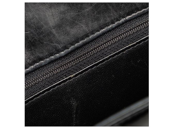 Tote Chanel CC Chocolate Bar in vernice nero - vista 6