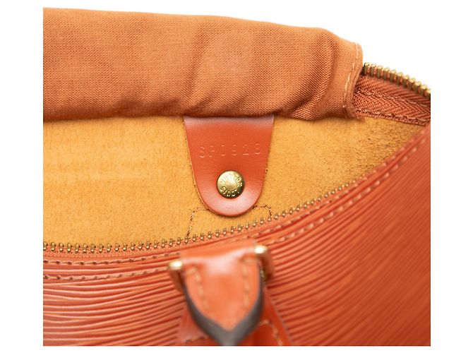 Borsa Boston Louis Vuitton Epi Speedy 25 marrone - vista 5