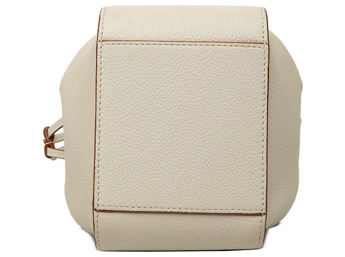 Borsa a tracolla LOEWE Mini Grained Calfskin Hammock bianca Bianco - vista 3