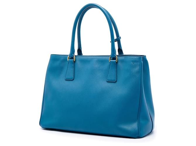 Borsa Prada Medium Saffiano Lux Galleria Blu - vista 2