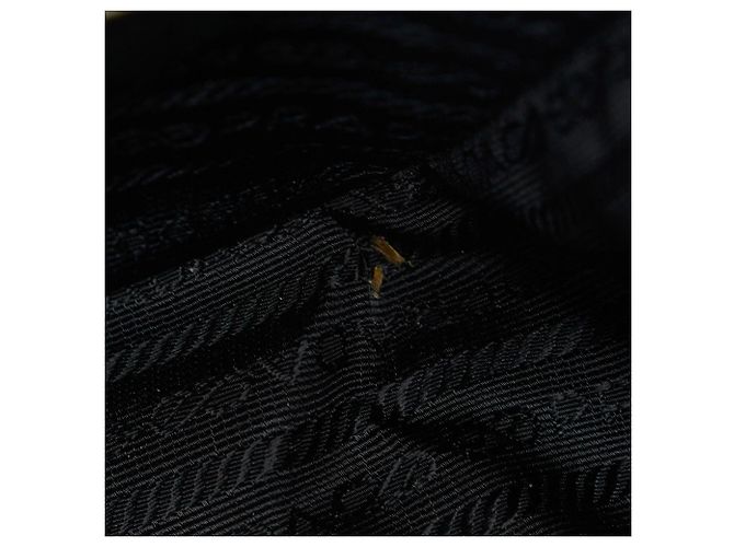 Bolsa Messenger Prada Tessuto preta com fivela Preto - vista 10