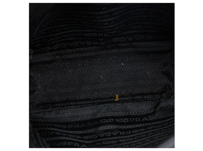Bolsa Messenger Prada Tessuto preta com fivela Preto - vista 5