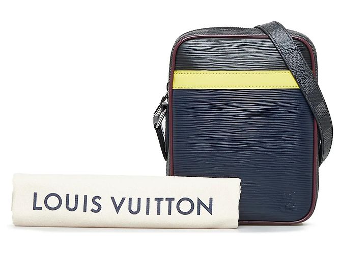 Borsa a tracolla sottile Louis Vuitton Epi Damier Graphite nera Nero - vista 10