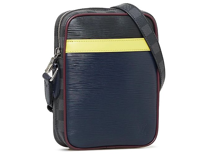 Borsa a tracolla sottile Louis Vuitton Epi Damier Graphite nera Nero - vista 2