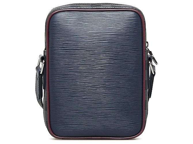 Borsa a tracolla sottile Louis Vuitton Epi Damier Graphite nera Nero - vista 3