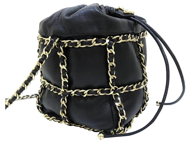 Bucket Chanel CC Nero - vista 2