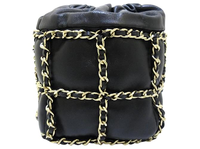 Bucket Chanel CC Nero - vista 3