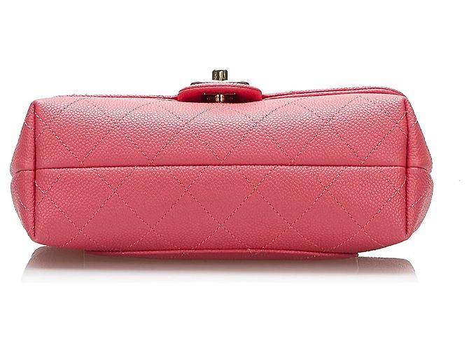 Borsa Chanel Caviar City Walk rosa - vista 4
