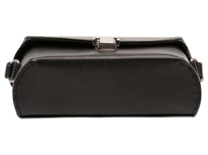 Borsa a tracolla in pelle nera Saint Laurent Tuc Box Nero - vista 3