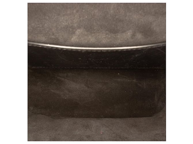 Borsa a tracolla in pelle nera Saint Laurent Tuc Box Nero - vista 4