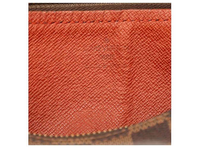 Sac à main Louis Vuitton Damier Ebene Papillon 30 marron - vue 5