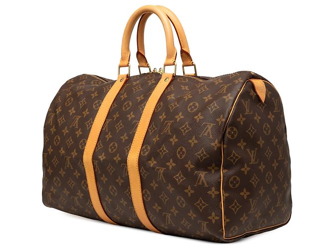 Borsa da viaggio Louis Vuitton Monogram Keepall 45 marrone - vista 2