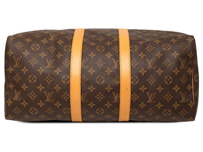 Borsa da viaggio Louis Vuitton Monogram Keepall 45 marrone - vista 3