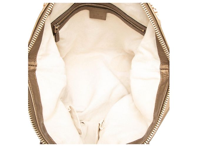 Borsa Gucci GG Lurex Heart Bit marrone - vista 4