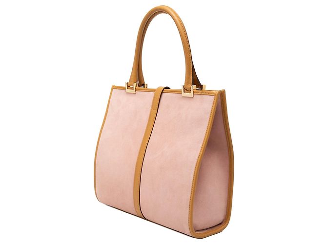 Borsa Jackie in scamosciato rosa Gucci - vista 2