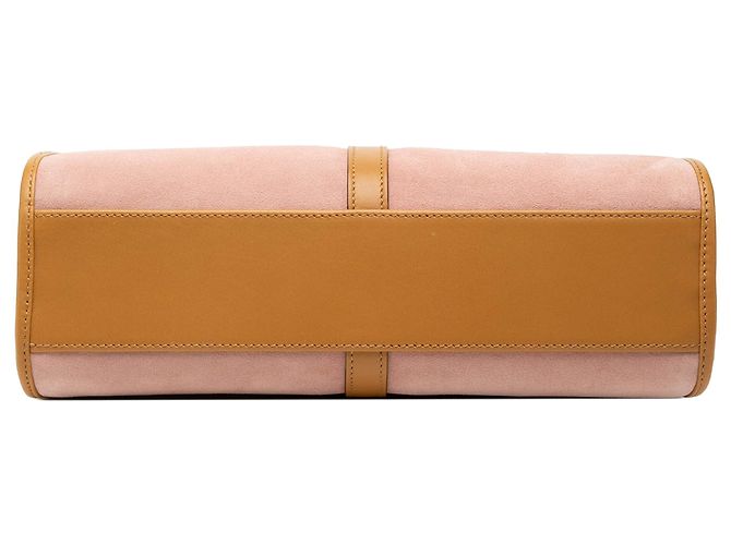 Borsa Jackie in scamosciato rosa Gucci - vista 3