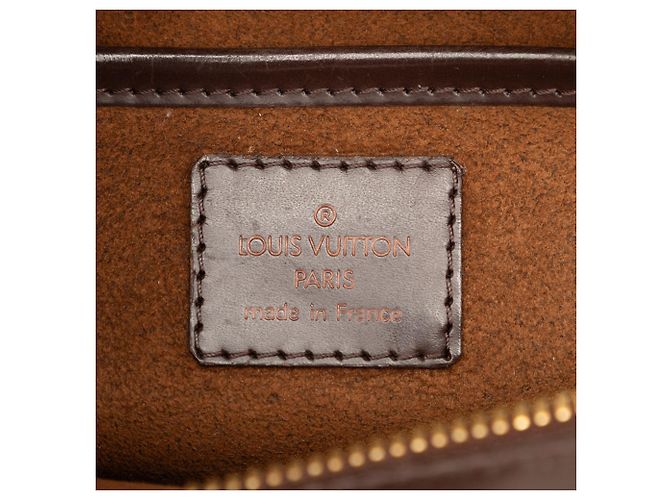 Pochette Louis Vuitton Damier Ebene Saint Louis Marrone - vista 5