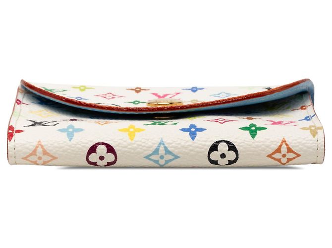 White Louis Vuitton Monogram Multicolore Card Holder - view 3