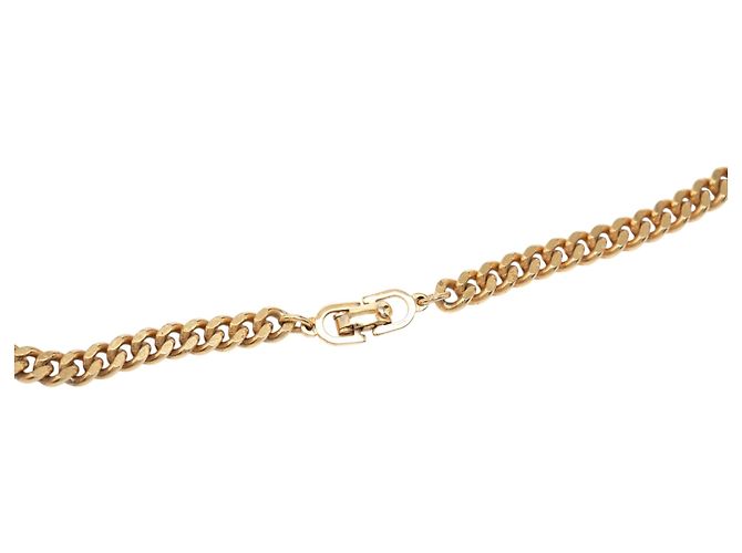 Collana a catena con logo CD placcata oro Dior Gold D'oro - vista 2
