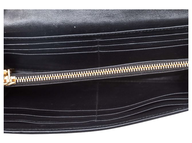 Cartera Continental de cuero acolchado Navy Miu Miu Azul - vista 2