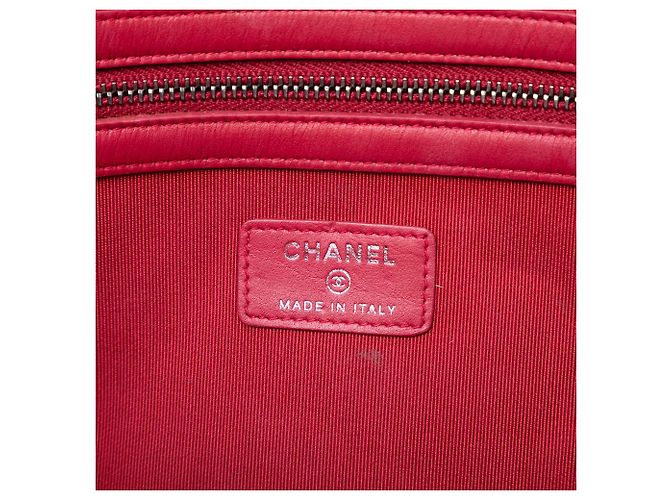 Clutch Chanel Gabrielle O Case in pelle di vitello invecchiata nera Large Nero - vista 5