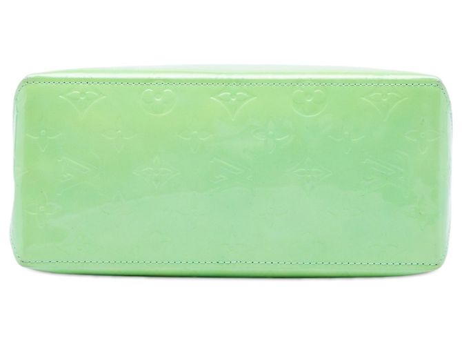 Borsa Louis Vuitton Monogram Vernis Reade PM verde - vista 3