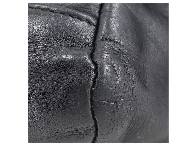Borsa a tracolla Bottega Veneta in nappa Intrecciato nero - vista 13