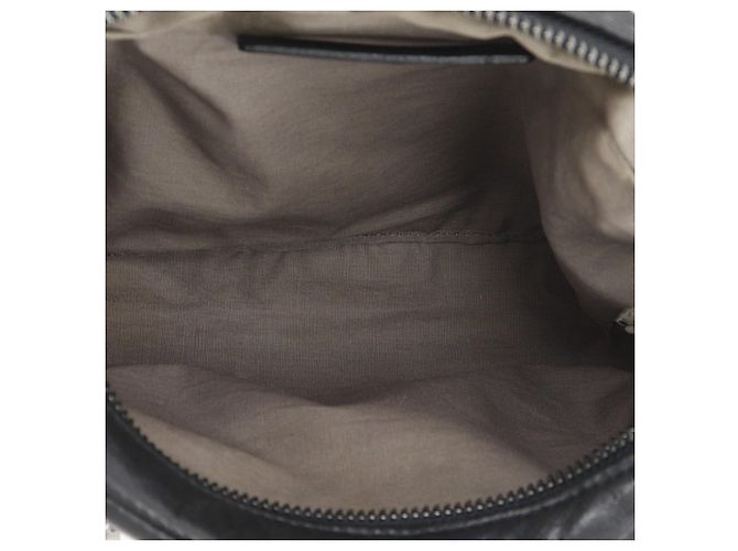 Borsa a tracolla Bottega Veneta in nappa Intrecciato nero - vista 4