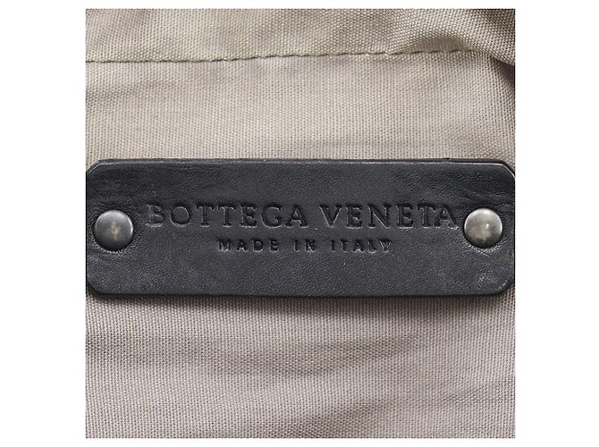 Borsa a tracolla Bottega Veneta in nappa Intrecciato nero - vista 5