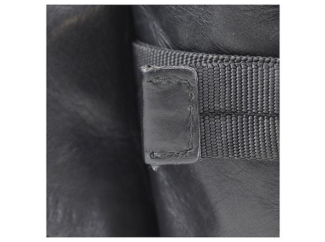 Borsa a tracolla Bottega Veneta in nappa Intrecciato nero - vista 9