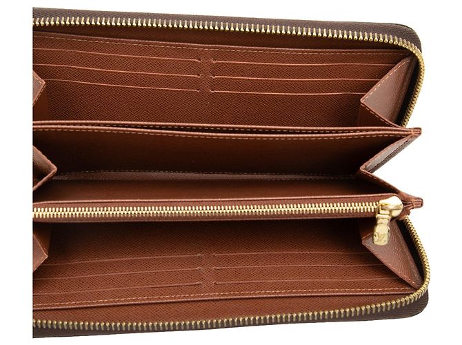 Brauner Louis Vuitton Monogram Zippy Long Wallet - Ansicht 4
