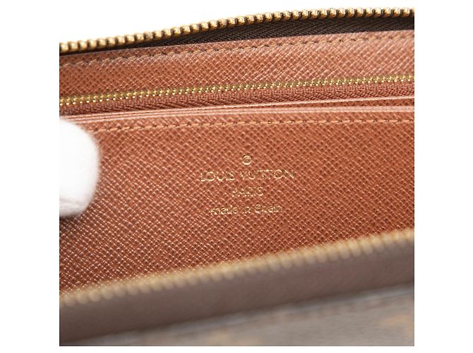 Brauner Louis Vuitton Monogram Zippy Long Wallet - Ansicht 5