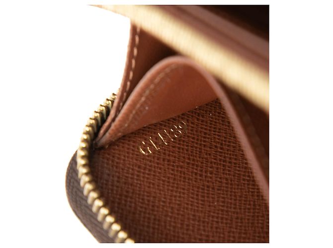 Brauner Louis Vuitton Monogram Zippy Long Wallet - Ansicht 6