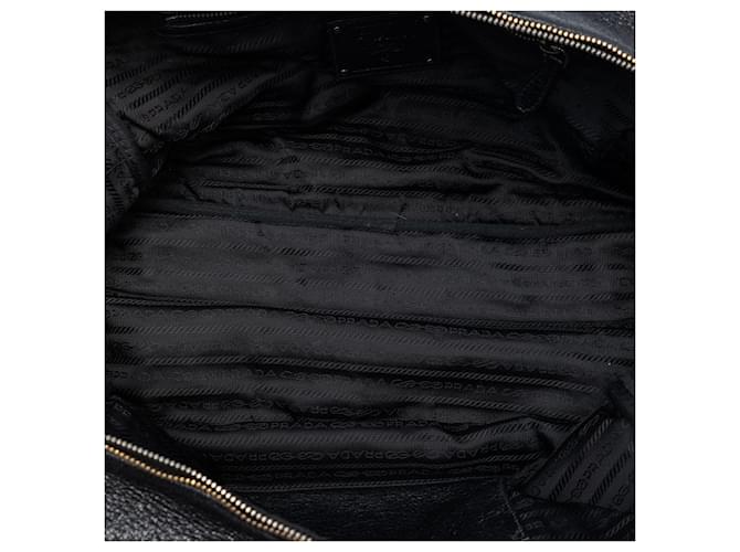 Borsa Bauletto Prada Cervo Lux nera Nero - vista 4