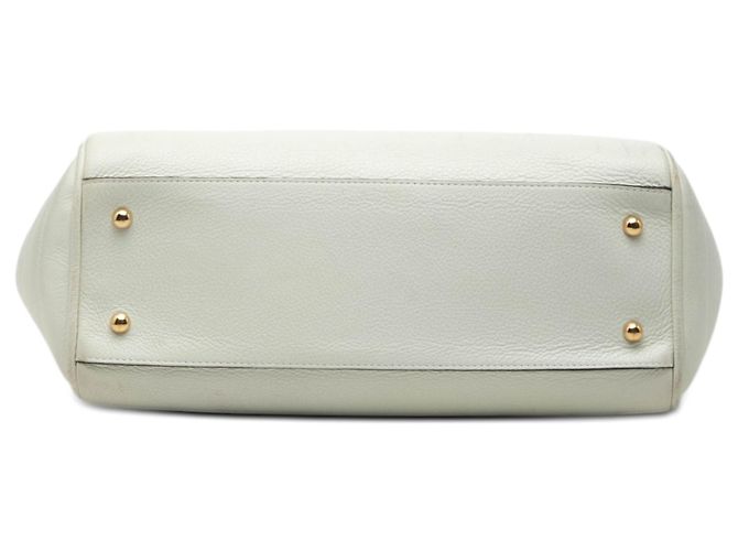 Tote Heritage in pelle bianca LOEWE Bianco - vista 3