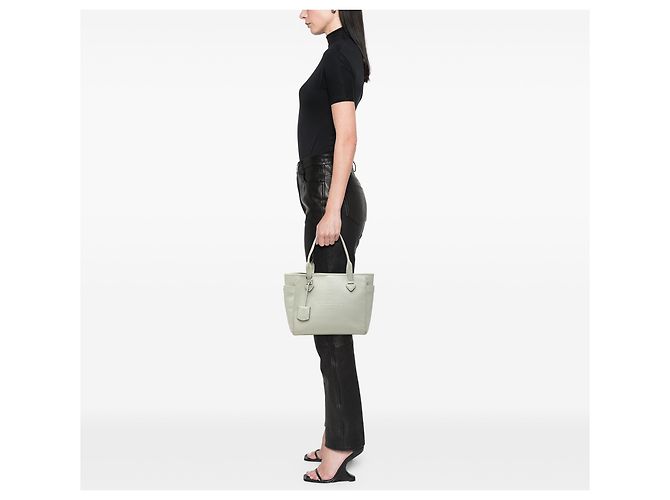 Tote Heritage in pelle bianca LOEWE Bianco - vista 7