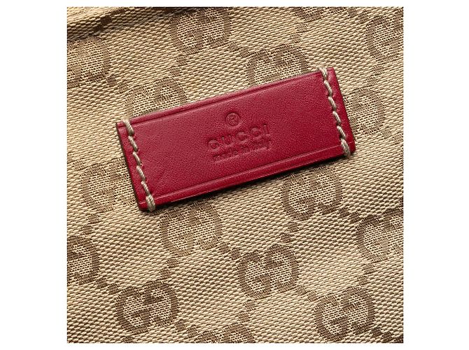 Tote verticale Gucci GG Canvas Web beige - vista 5