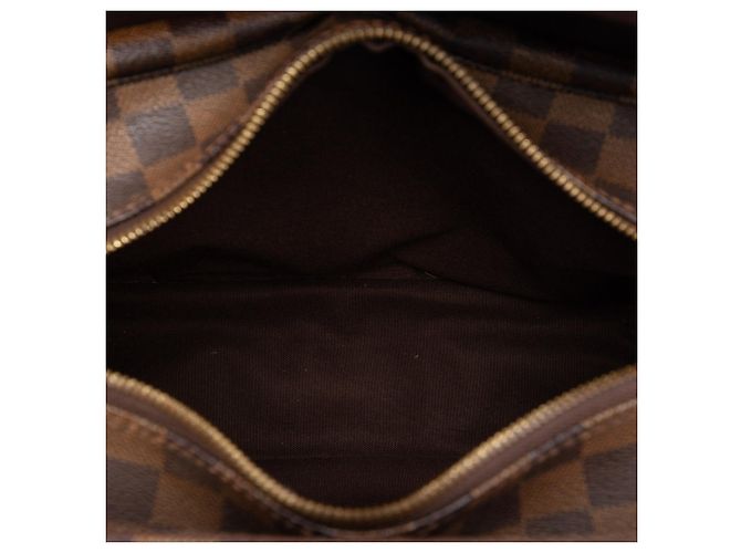 Borsa a tracolla Louis Vuitton Damier Ebene Naviglio marrone - vista 4