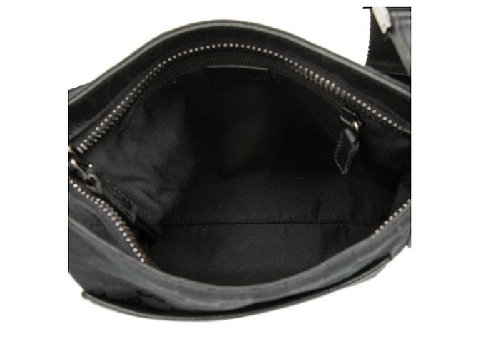 Borsa a tracolla Gucci GG Canvas nera Nero - vista 4