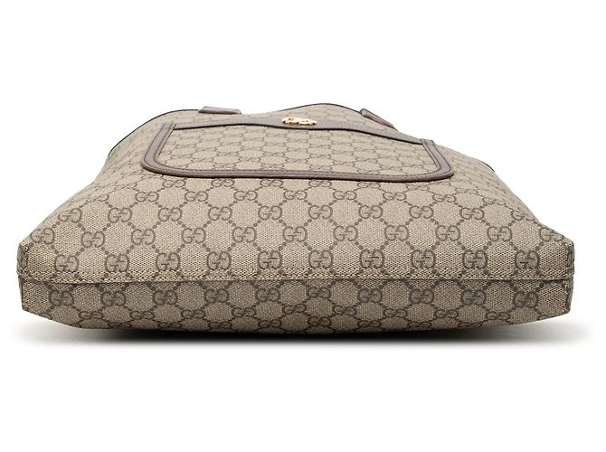 Tote Gucci GG Supreme Web Ophidia beige - vista 3