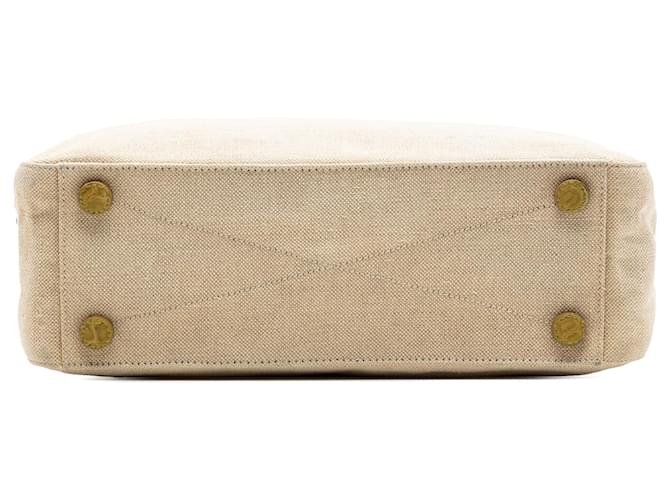 Beiger Prada Canvas Tote - Ansicht 3
