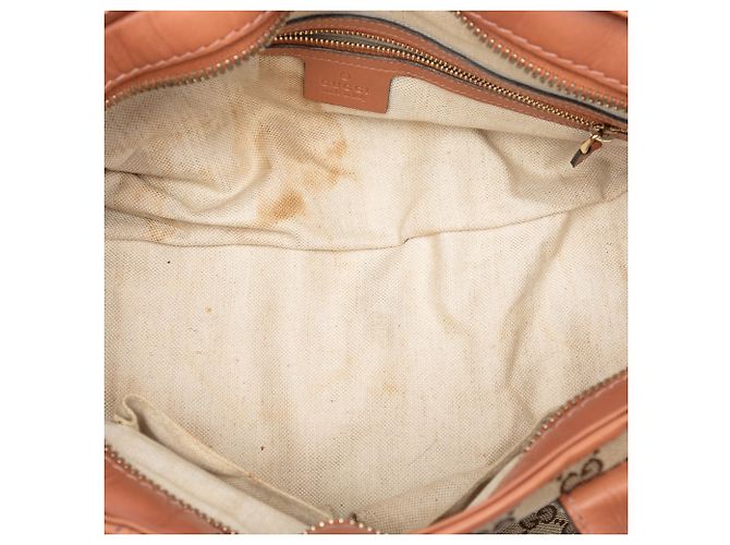 Borsa Gucci GG Canvas Heart Bit Beige - vista 4