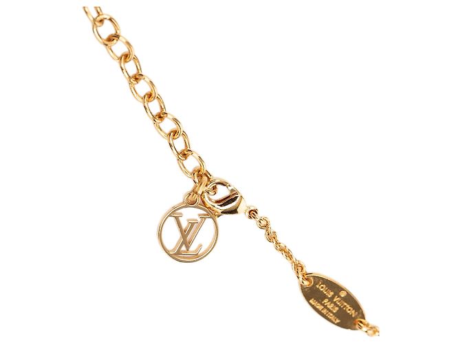 Collana con pendente Essential V placcato oro Louis Vuitton D'oro - vista 4
