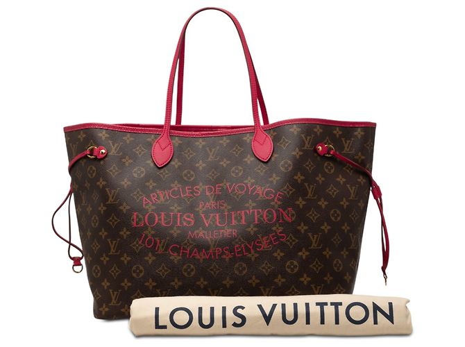 Borsa Tote Louis Vuitton Monogram Ikat Neverfull MM marrone - vista 7