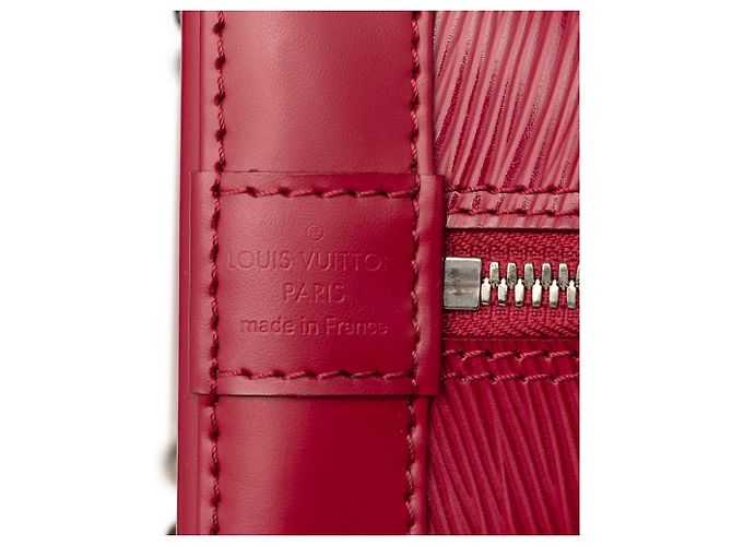 Borsa Louis Vuitton Epi Alma PM rossa Rosso - vista 5