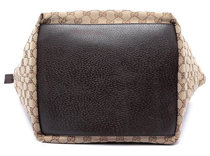 Tote Gucci GG Canvas Web beige - vista 3