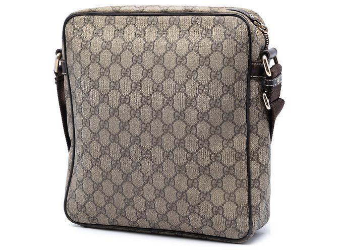 Borsa a tracolla Gucci GG Supreme beige - vista 2