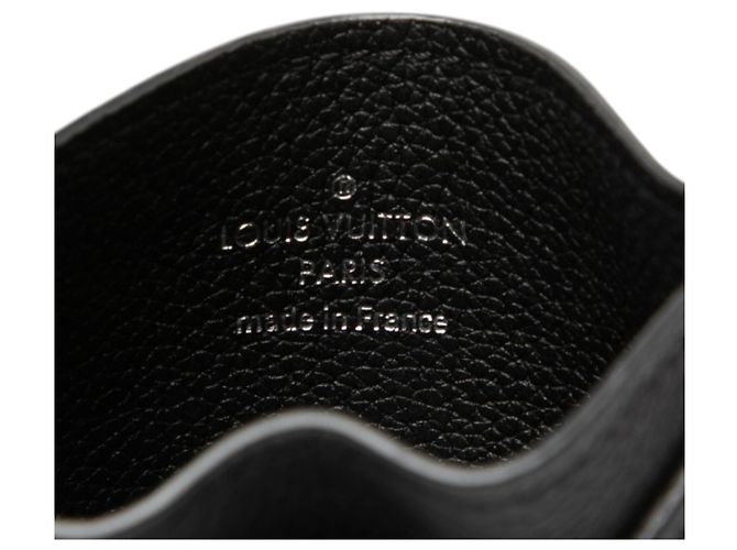 Schwarzer Louis Vuitton Lockme Kartenhalter aus Kalbsleder - Ansicht 5